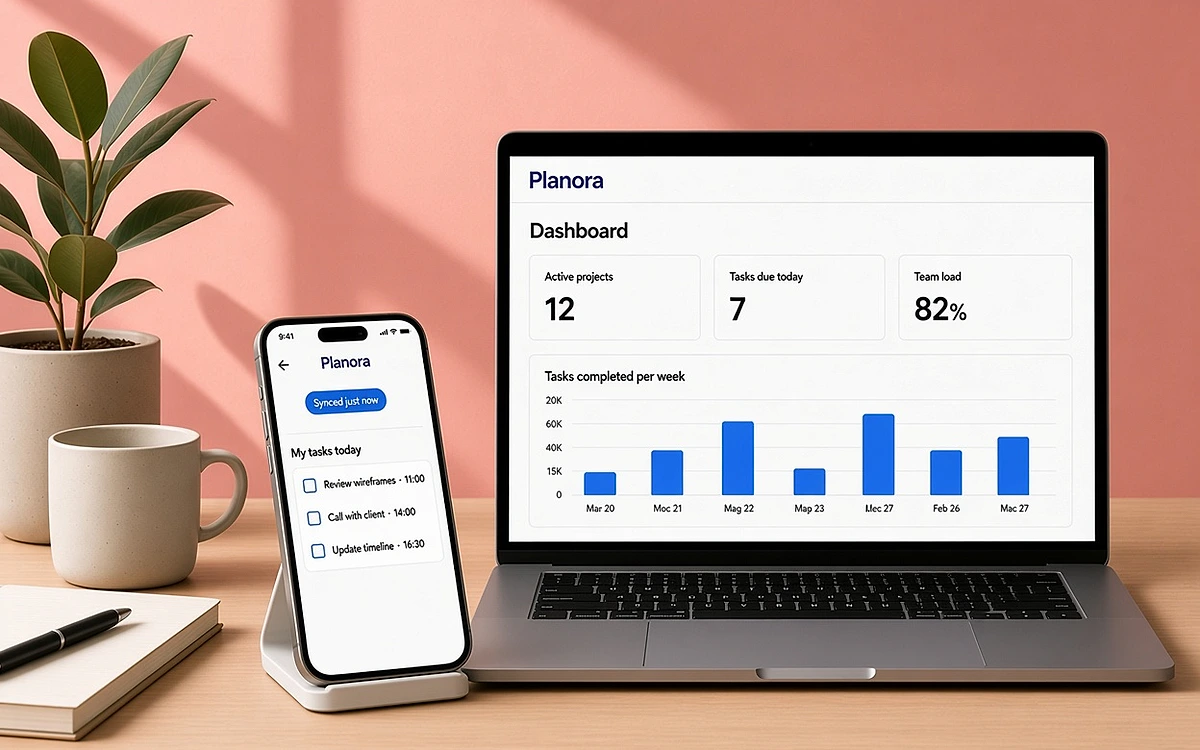 SaaS-сервис на ноутбуке и смартфоне: доступ из любой точки