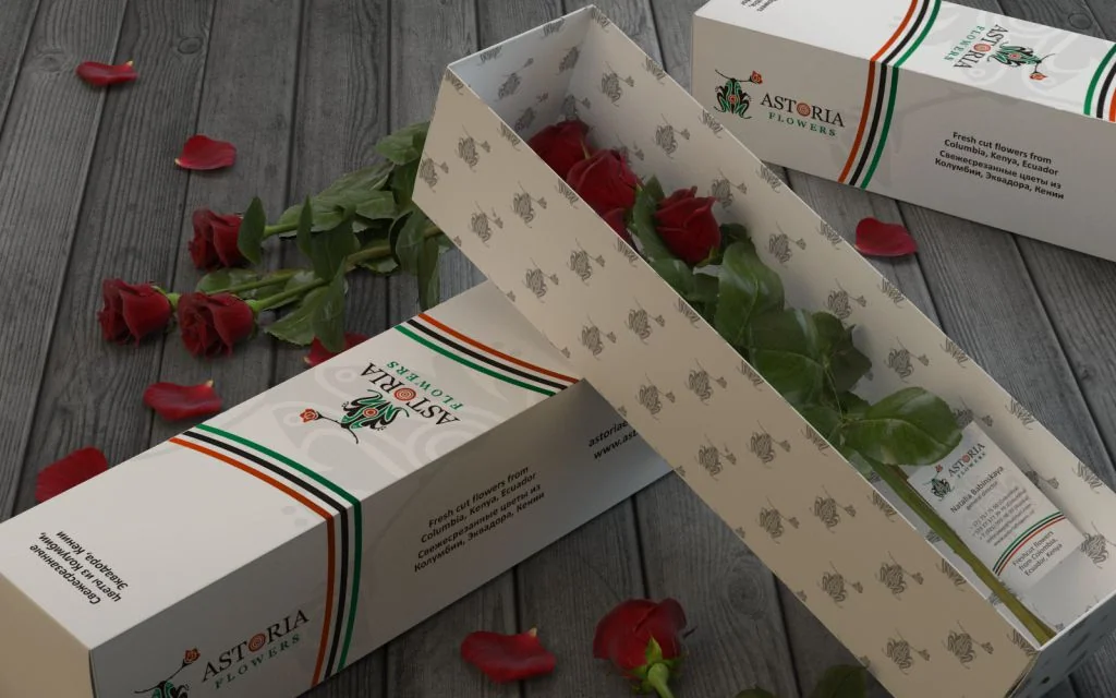Фирменный стиль цветочного магазина Astoria Flowers