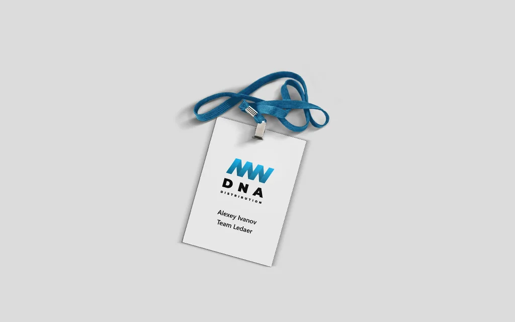 Фирменный стиль дистрибьютора электроники DNA Distribution