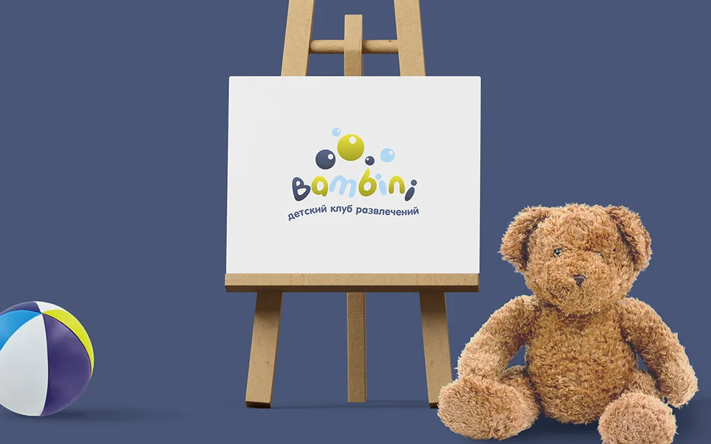 Логотип детского клуба Bambini