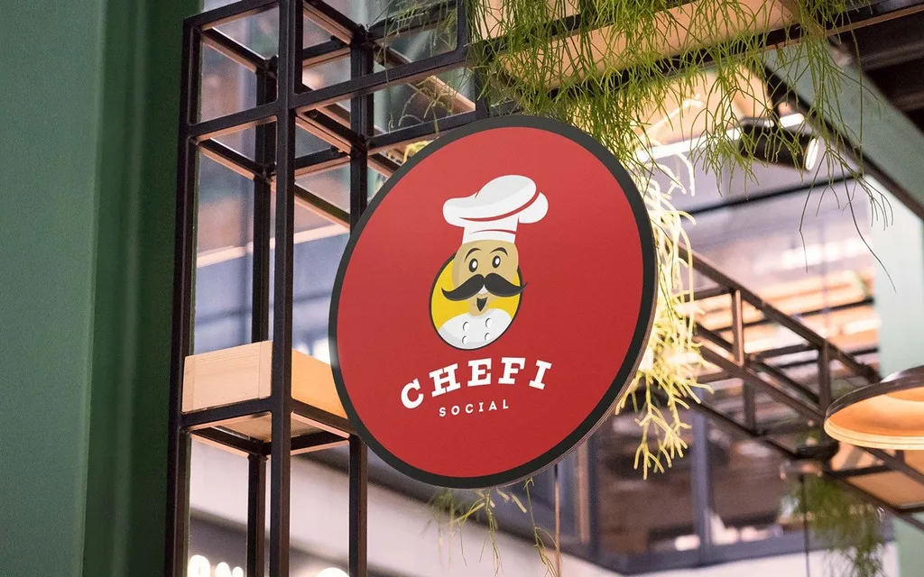 Логотип пиццерии Chefi Social