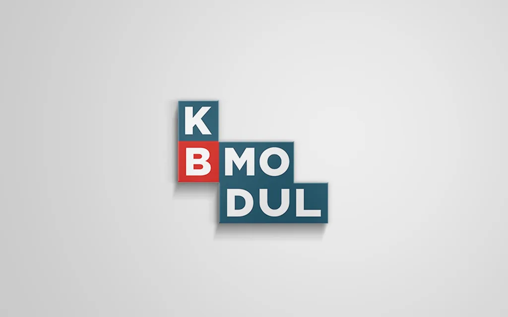 Логотип компании модульного строительства KBModul