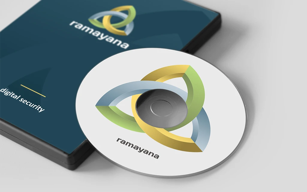 Логотип компании цифровой безопасности Ramayana