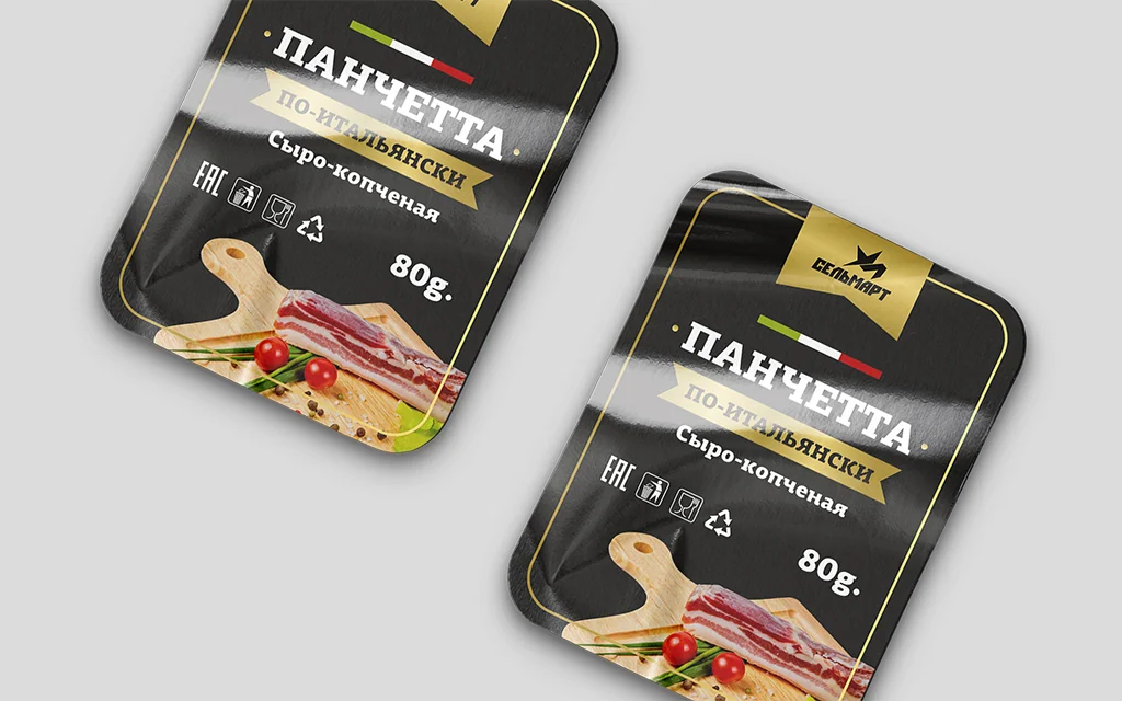 Дизайн упаковки панчетты «Сельмарт»