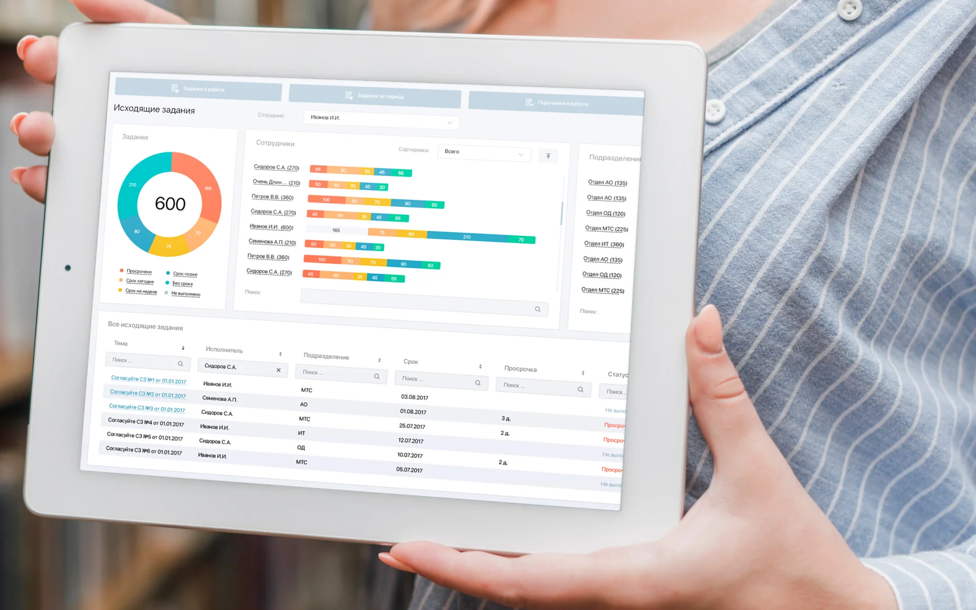 Дизайн CRM-системы транспортной компании Amiros — макет 4