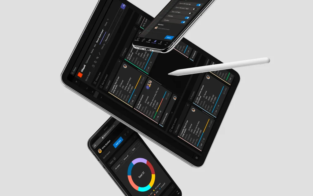 UI/UX дизайн Kanban-приложения Virto Kanban Board