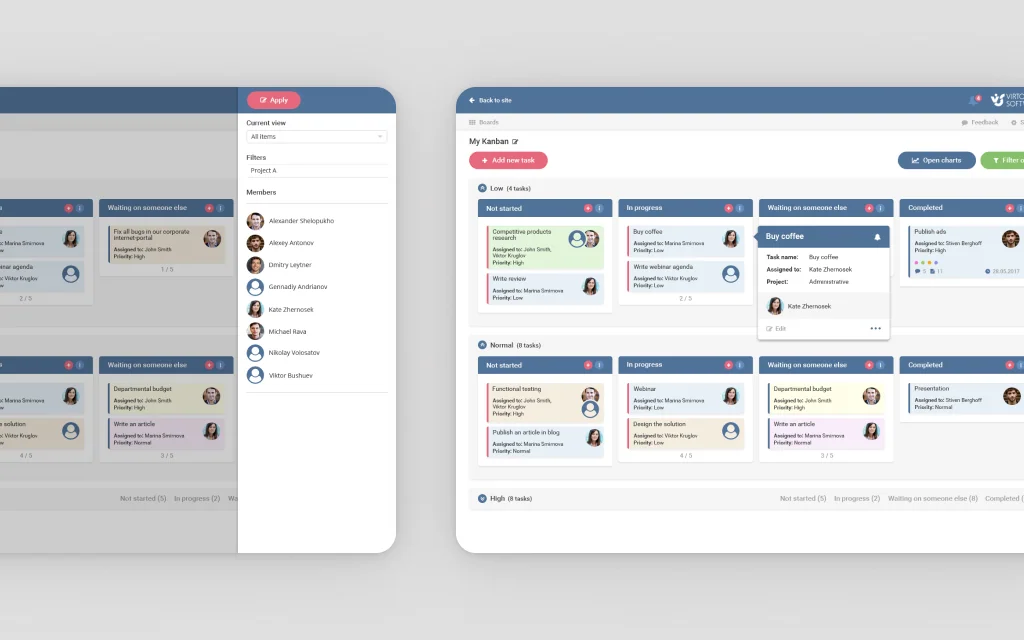 Дизайн CRM-системы Virtosoftware на SharePoint