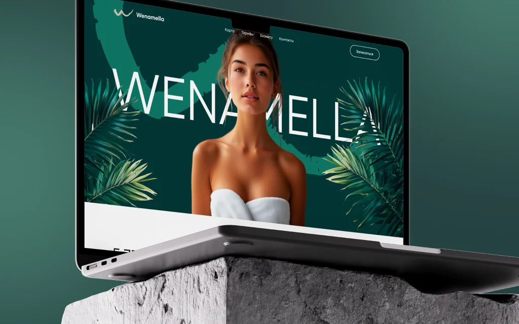 Продающий лендинг SPA-салона Wenamella